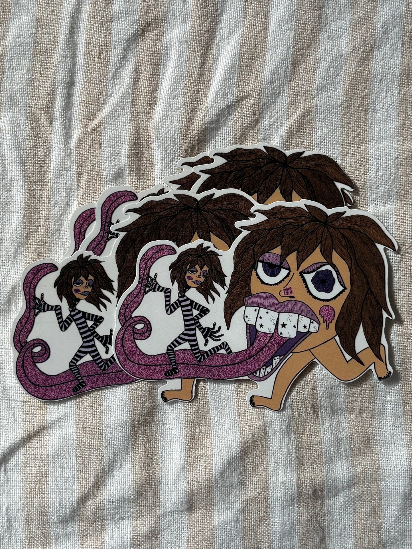 bigmouth strikes sticker