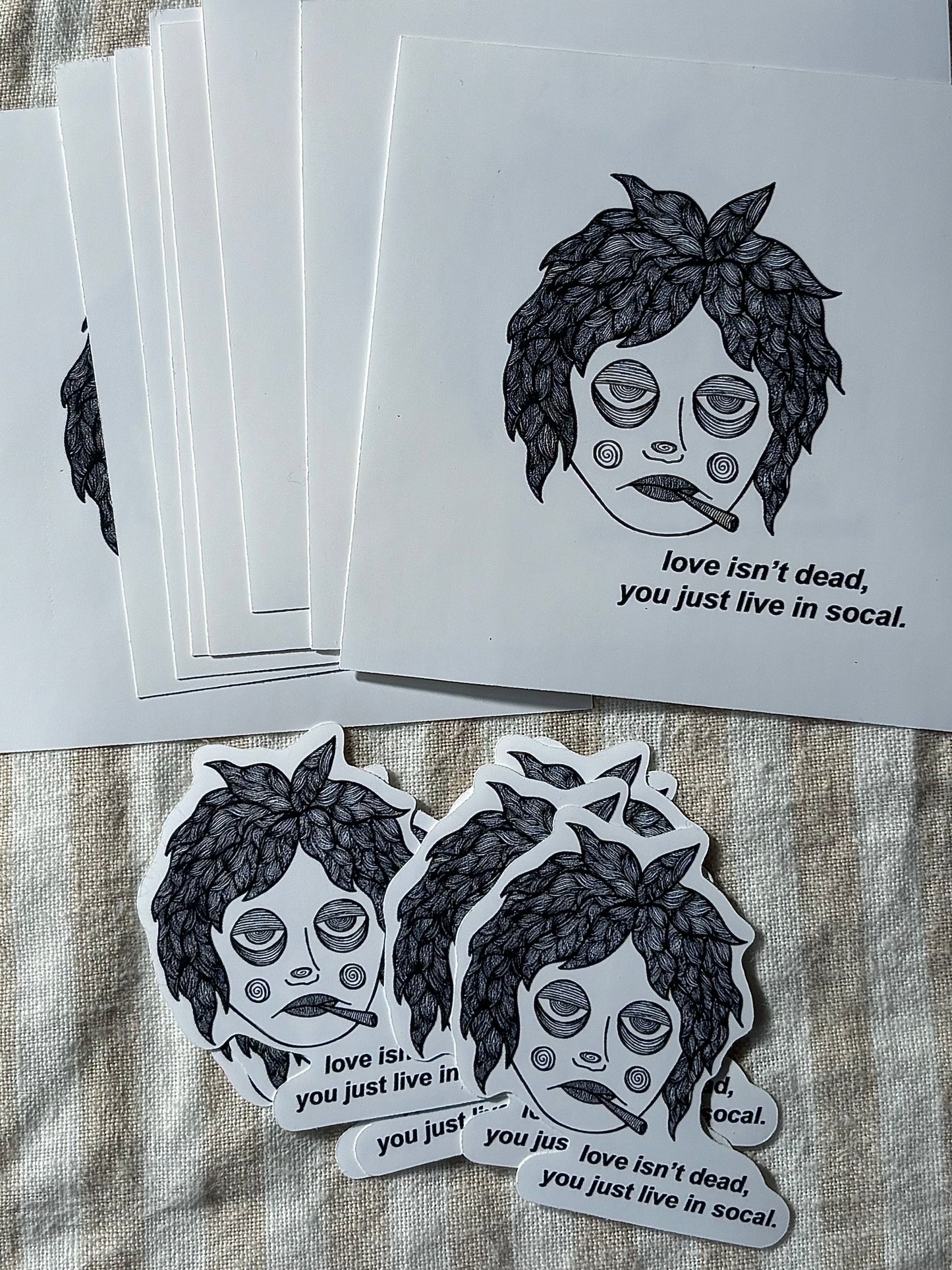 love isn't dead sticker